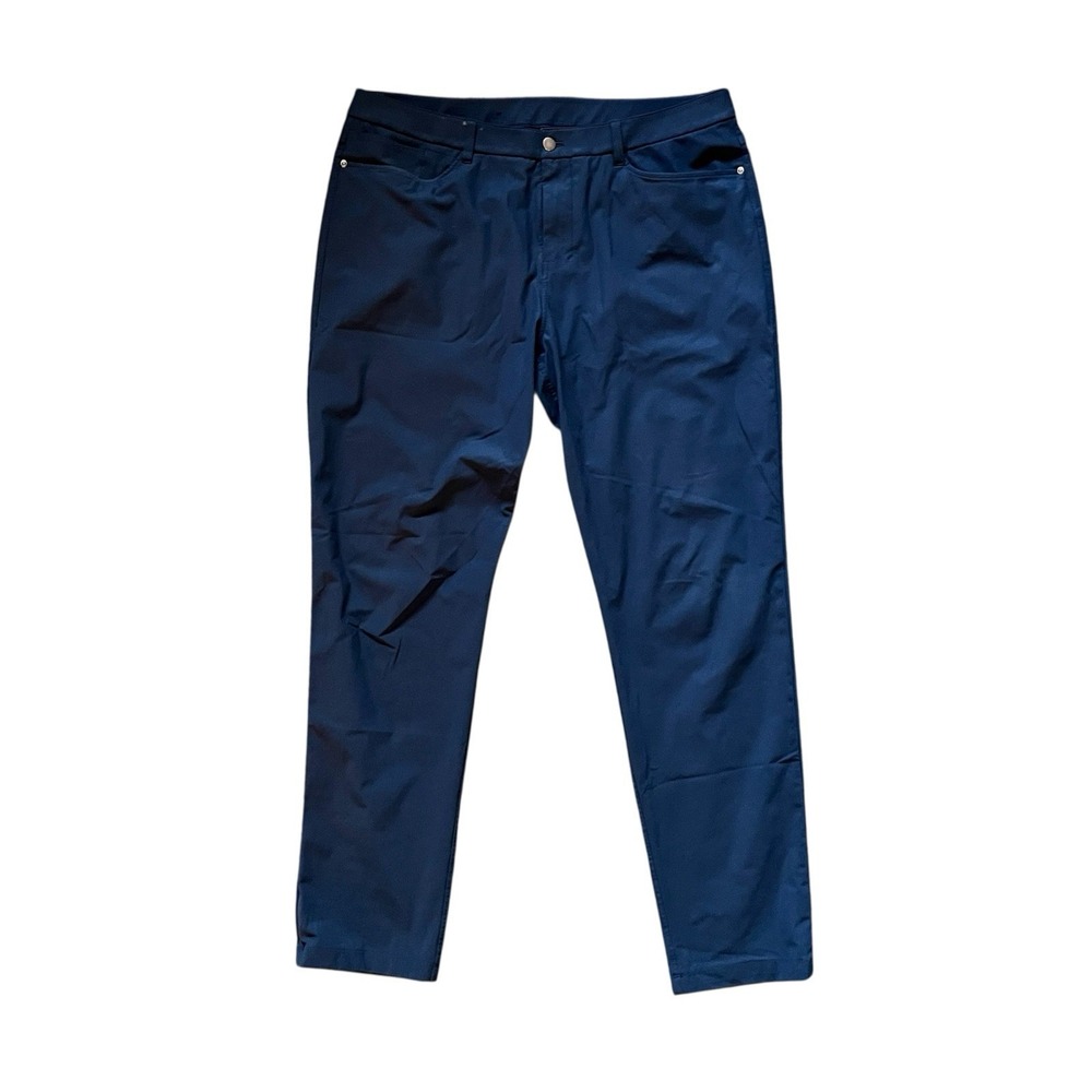 Lululemon Pants Mens 38x33 ABC‎ Warpstreme 5 Pocket Stretch Athleisure Blue